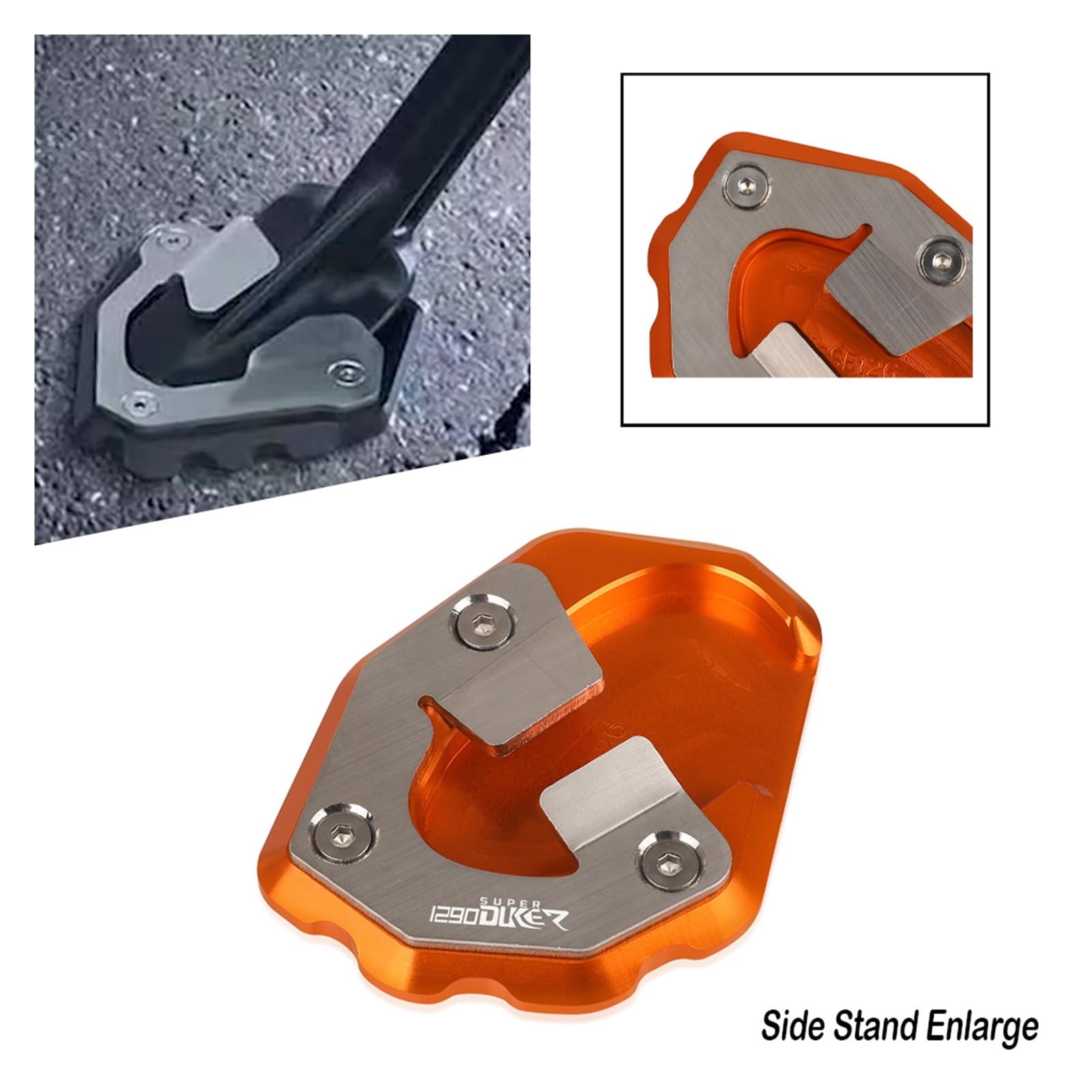 スタンドプレート　KTM DUKE KTM サイドスタンド プレート DUKE200 DUKE250 DUKE390 RC390 全
