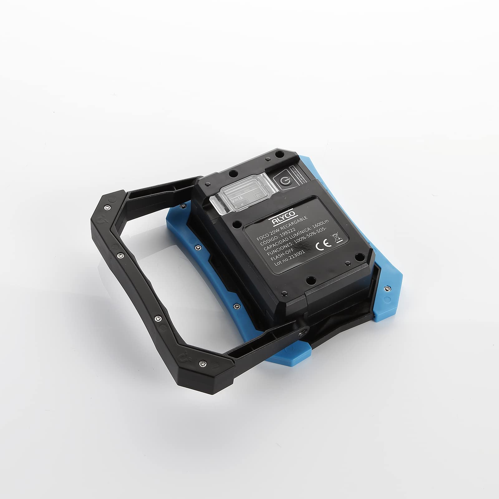 Alyco - Foco LED industrial recargable con asa magnética 20W LED COB IP54-199222