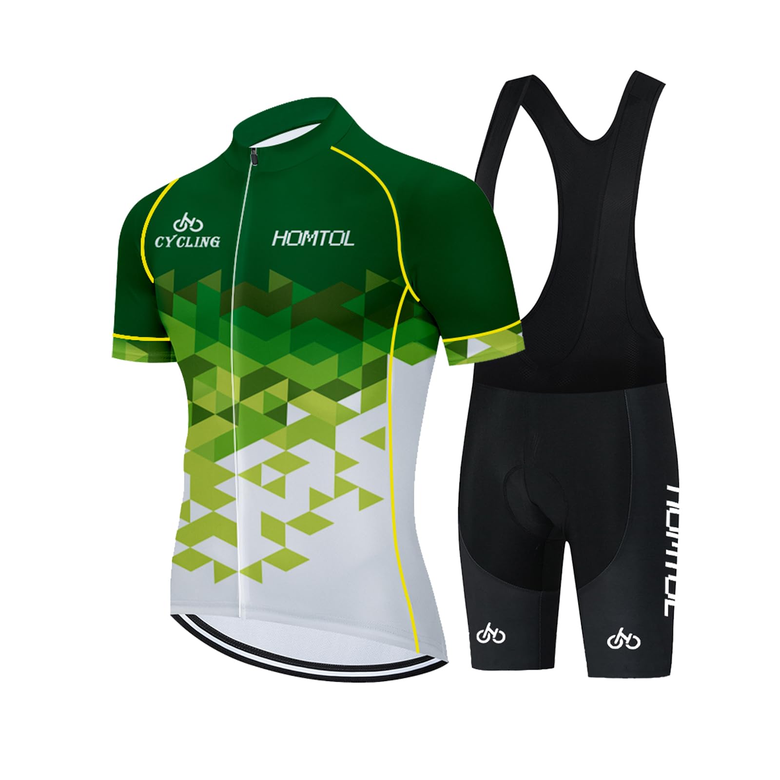 Ensemble de Maillots de Cyclisme Hommes Manches Longues Vêtements de Cyclisme Manches Courtes Unisexe Maillot vélo Maillots de Cyclisme Respirant élastique séchage Rapide Maillot de Cyclisme