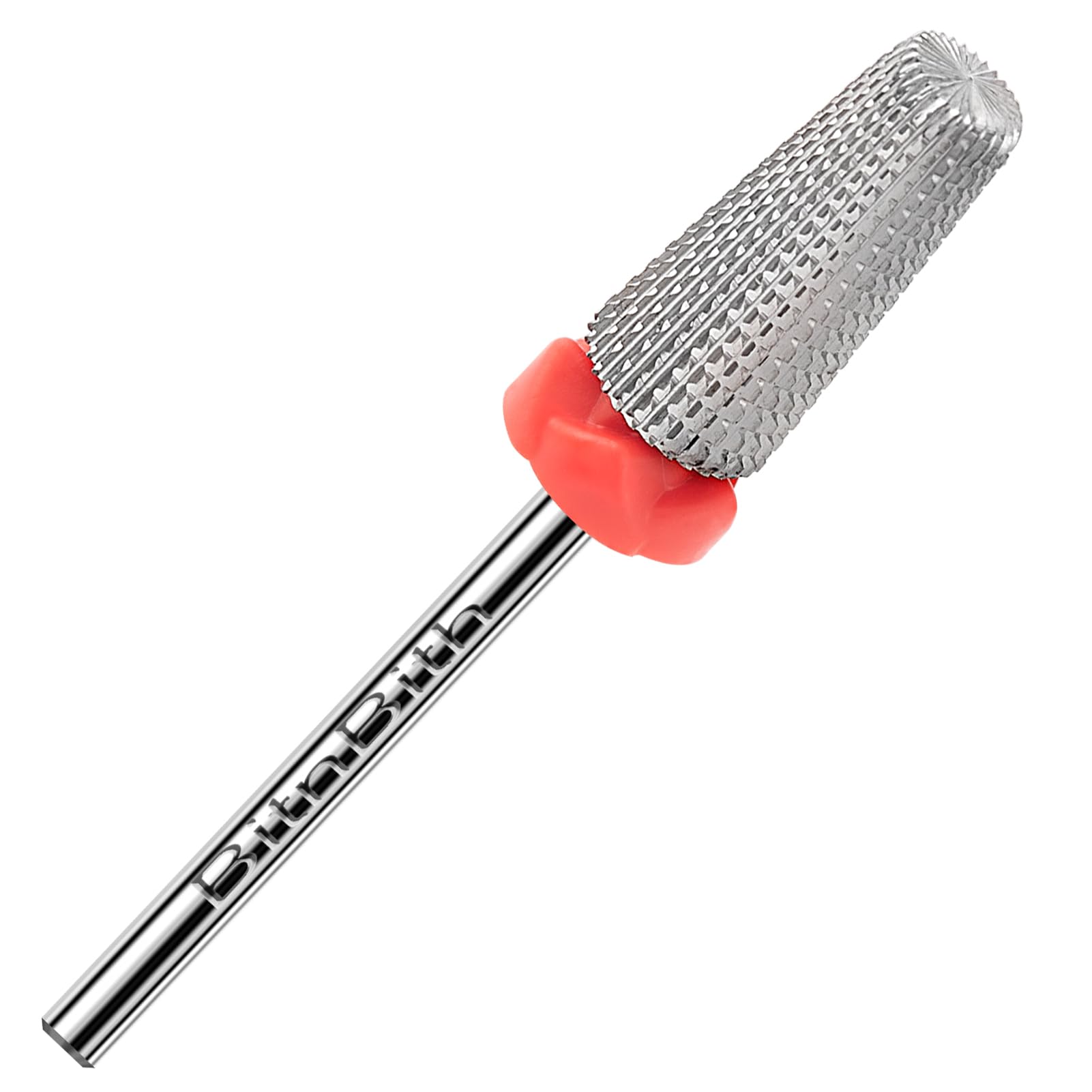 BITNBITH 5 in 1 Nail Drill Bits, 3/32”Professional Carbide Drill Bits for Nails Multifunction Art Bit, Fast Remove Acrylic Hard Gel Cuticle Nail Efile