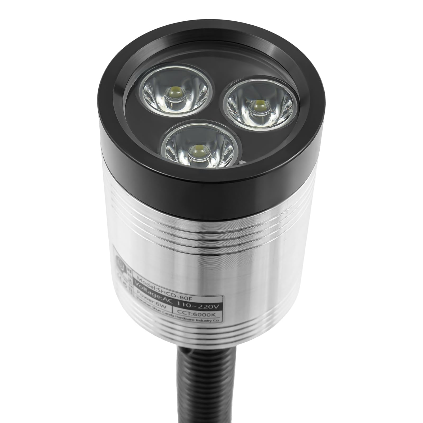 Lámpara de trabajo LED de 6 W, IP65, base magnética, manguera