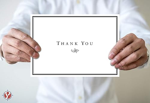 Miniatura 8 de Tarjetas de agradecimiento para pequeñas empresas, juego de 25 unidades a granel, felicitaciones plegables de 5 x 7 pulgadas, se envía plano,