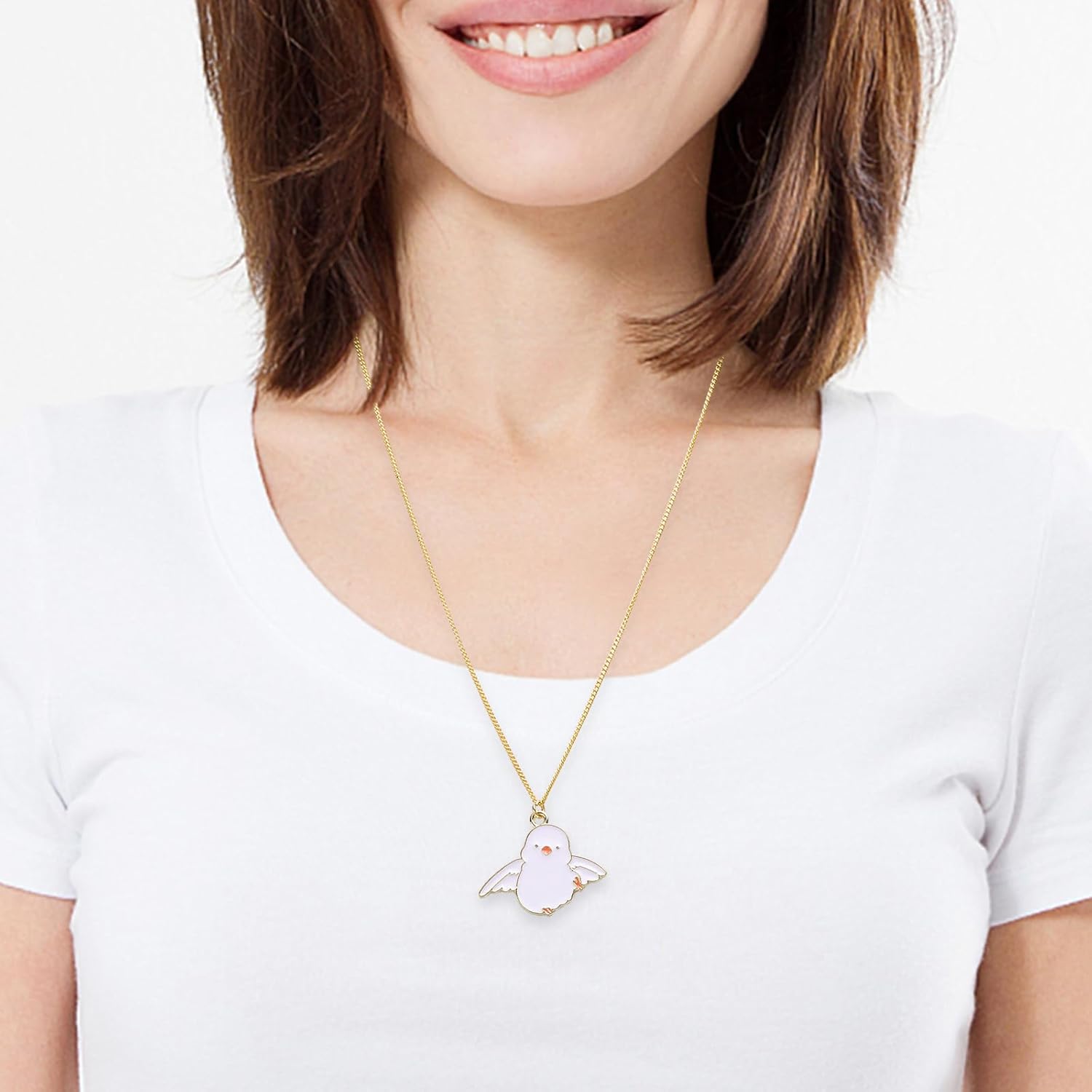 40Pcs 4 Style Brid Charms for Jewelry Making Bulk Cute Alloy Enamel Colorful Sparrow Charms Lucky Flying Animal Pendants for Bracelet Necklace Earring Keychain DIY Supplies - Image 7