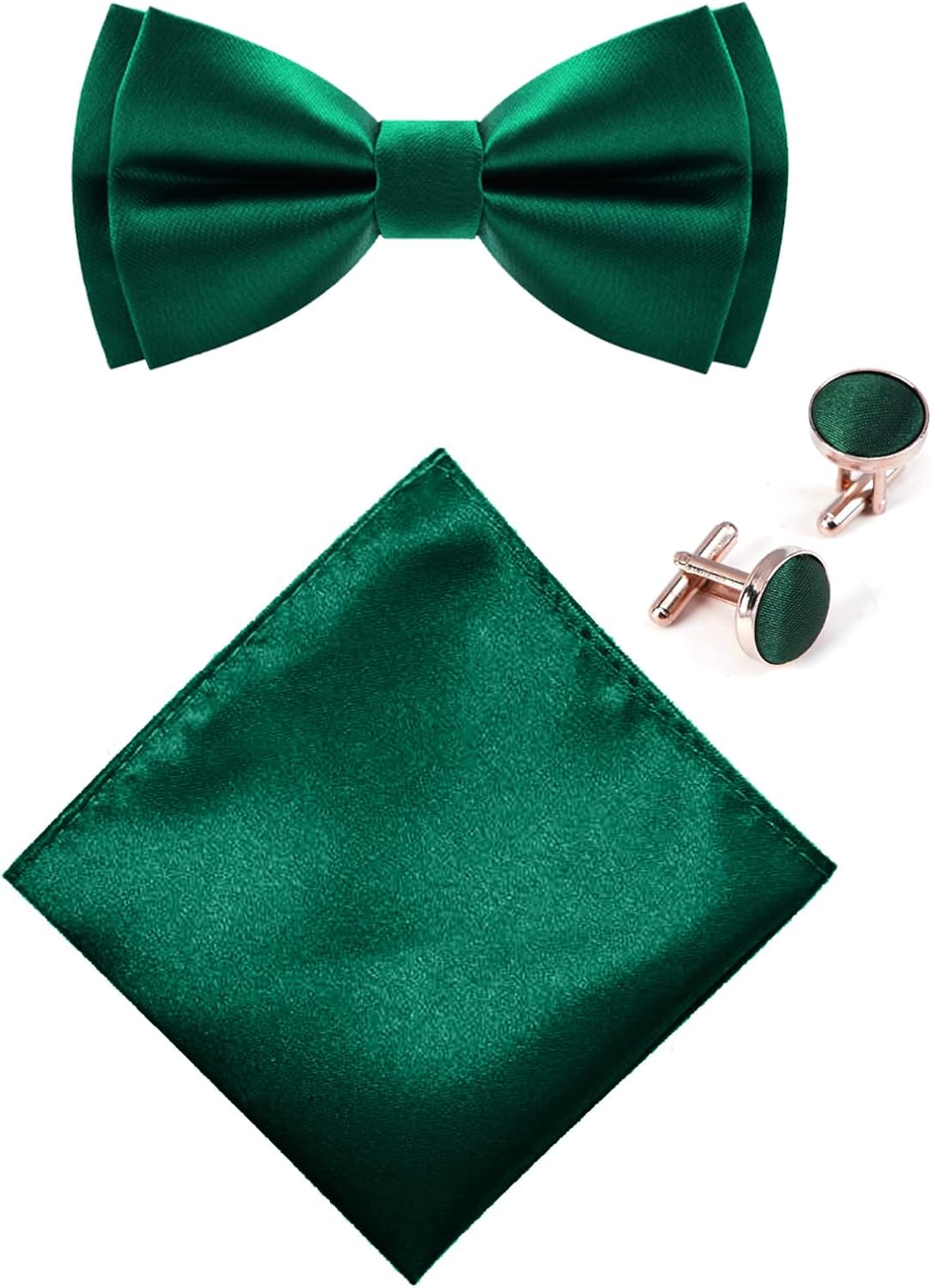 Nuovo Uomo Raso Alto Qualità Tinta Unita Festa Matrimonio Cravatta UK - Foto 3