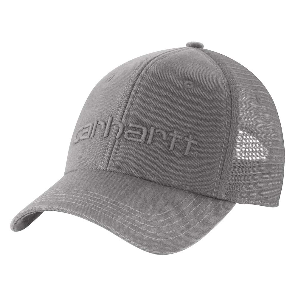 Carhartt Men's Canvas Mesh-Back Logo Graphic Cap