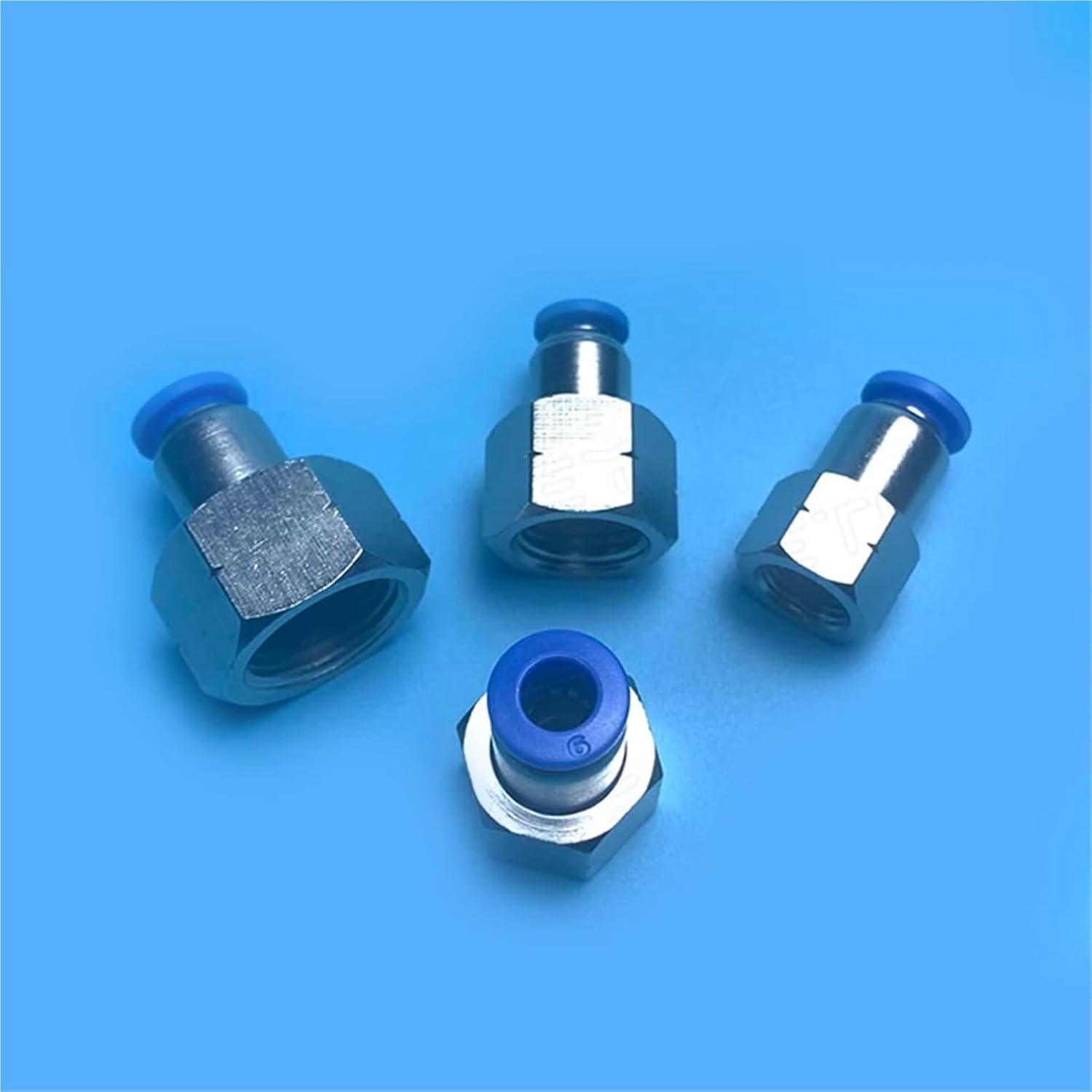 1pcs PCF Pneumatic Quick Connector NPT Internal Thread N1/8 N1/4 N3/8 N1/2 PU Hose Air Pipe 4 6 8 10 12mm 6-NPT1/4(PCF10-N03(NPT3l8))