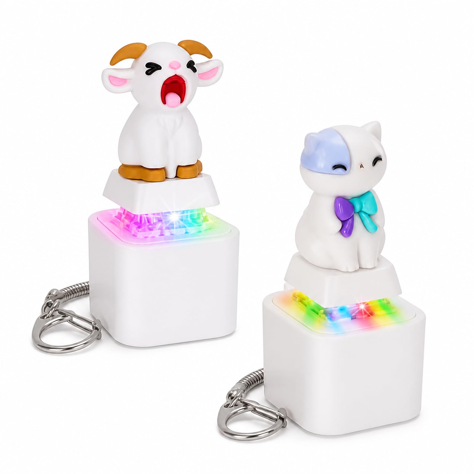 2Pcs Sheep And Cat Clicker Fidget