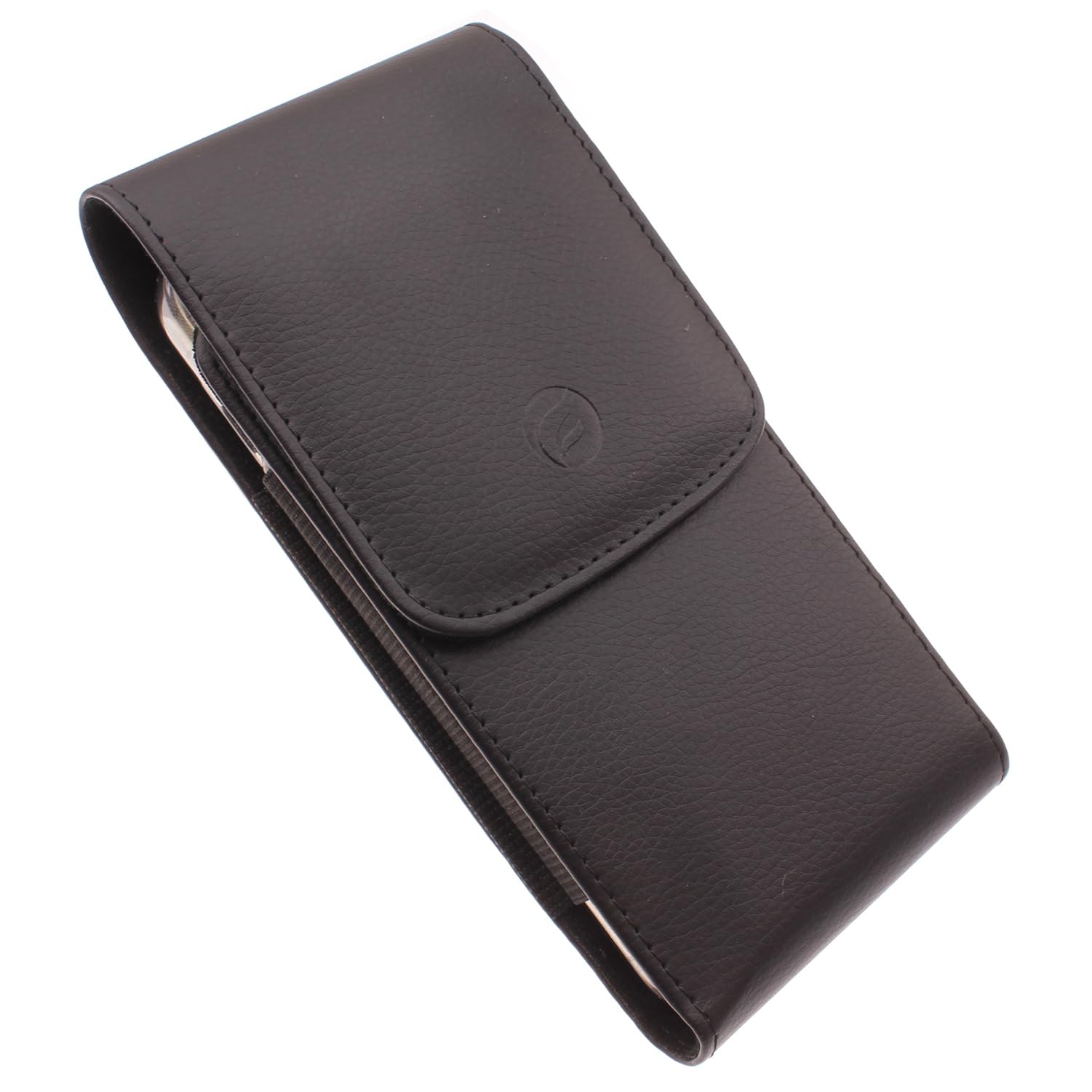 Case Swivel Belt Clip Compatible with AT&T Radiant Max Phone - Leather Holster Cover Carry Pouch with Loops P3O