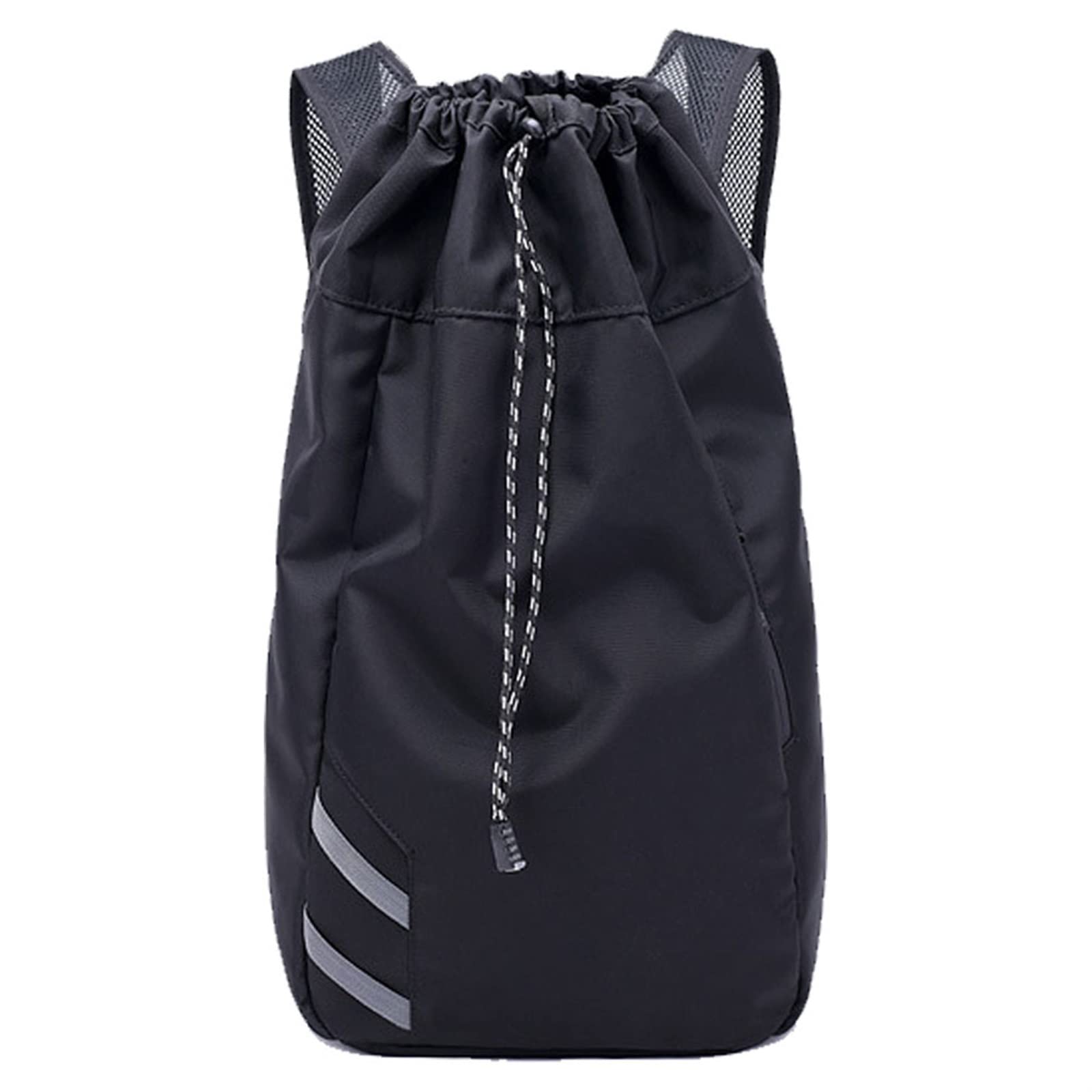 ROSMALL Hiking Backpack, Men Basketball Backpack Gym Travel Bucket Daypack Storage Drawstring Waterproof School Bag Fitness Soccer Outdoor Sport Balls