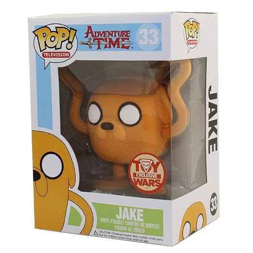 Funko Pop! Toy Wars Exclusive Flocked Jake Adventure Time Vinyl Figure