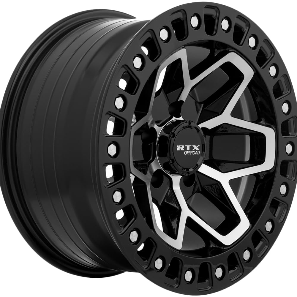 Amazon.com: Rtx Zion Wheel 17x9 5x127 Gloss Black Machined -15mm