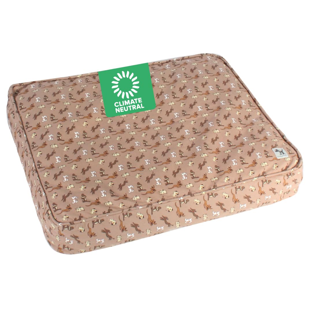 Molly Mutt Copriletto per cani da medio a grande, stampa Daysleeper - Misure 68 x 91 x 12,7 cm - 100% cotone - Durevole - Traspirante - Sostenibile - Lavabile in lavatrice