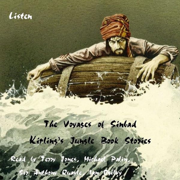 Cover art for The Voyages of Sinbad and Kipling's Jungle Book Stories
