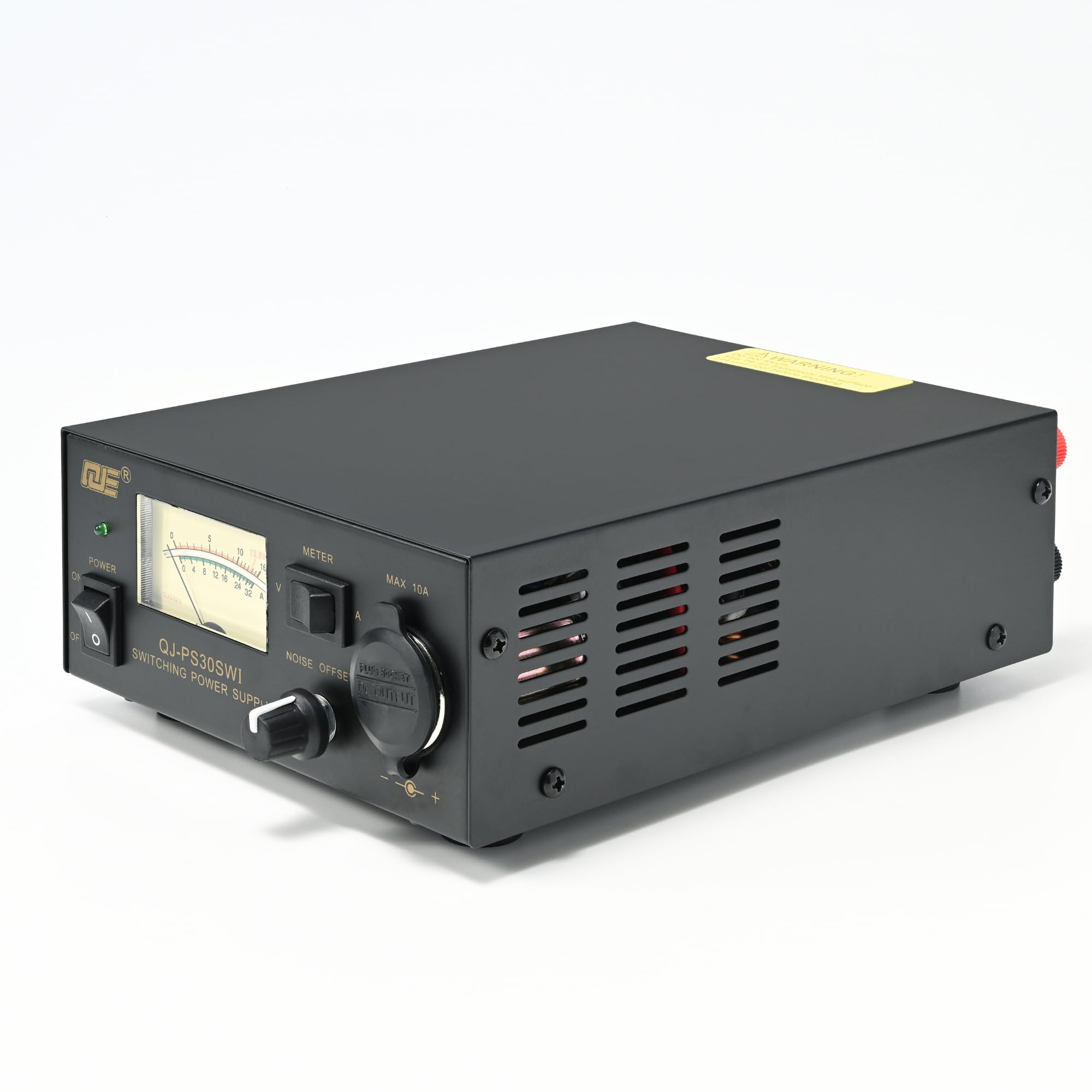 Alimentatore da banco 13,8 V 30 A, convertitore CA-CC con presa accendisigari per auto, controllo offset del rumore e ventola di raffreddamento, ideale per radio HAM, radio amatoriali, CB, dispositivi