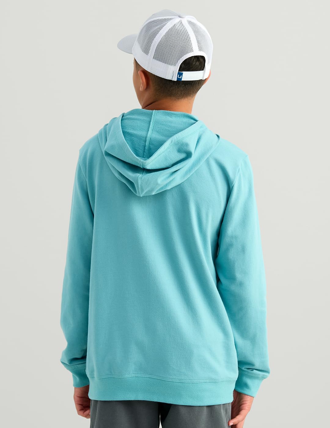 HUK Kids' Edisto Terry Hoodie, Soft Lightweight Pullover, Casual Everyday Fishing Hoodie