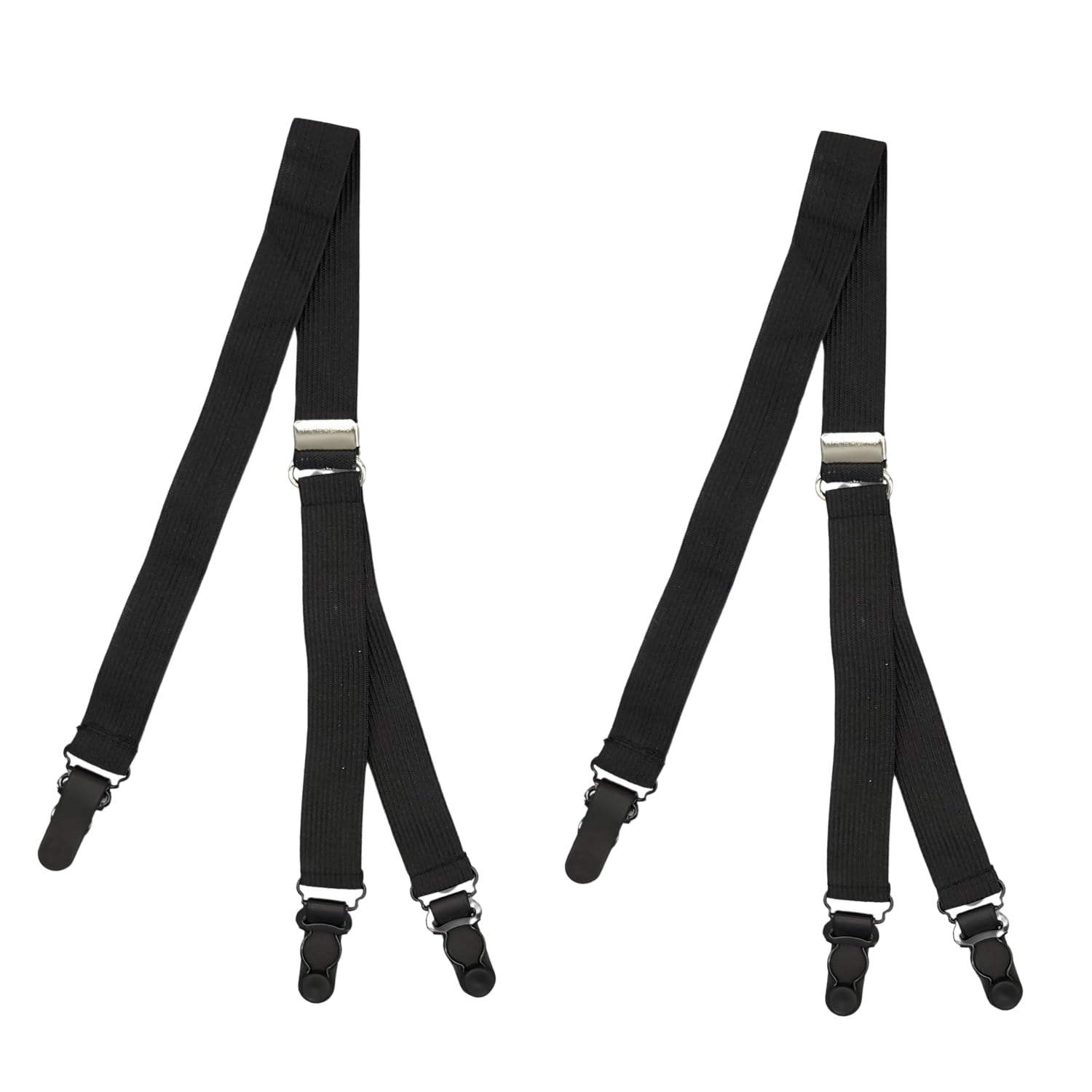 Shirt Stays for Men, Durable Shirt Tucker for Police and Law Enforcement, Y-Style Strap Button Clasp