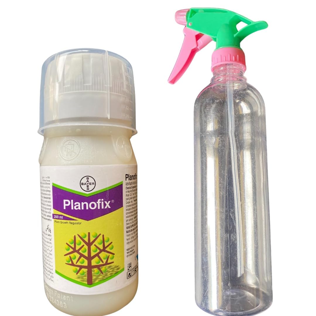 Planofix 250ml Plant Growth Regulator with 500ml Spray Bottle, Alpha-Naphthyl Acetic Acid Formula for Flower and Fruit Development