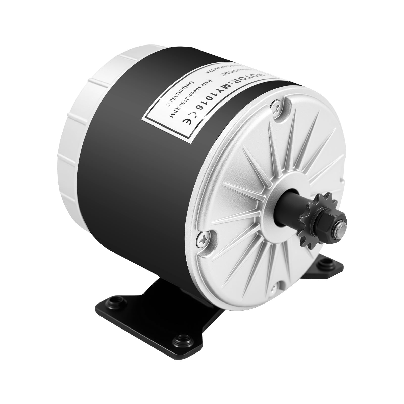 Generatore di motore elettrico permanente e motore elettrico da 350 W, 24 V, 2750 giri/min, motore elettrico DC permanente per Go-kart, moto, biciclette elettriche