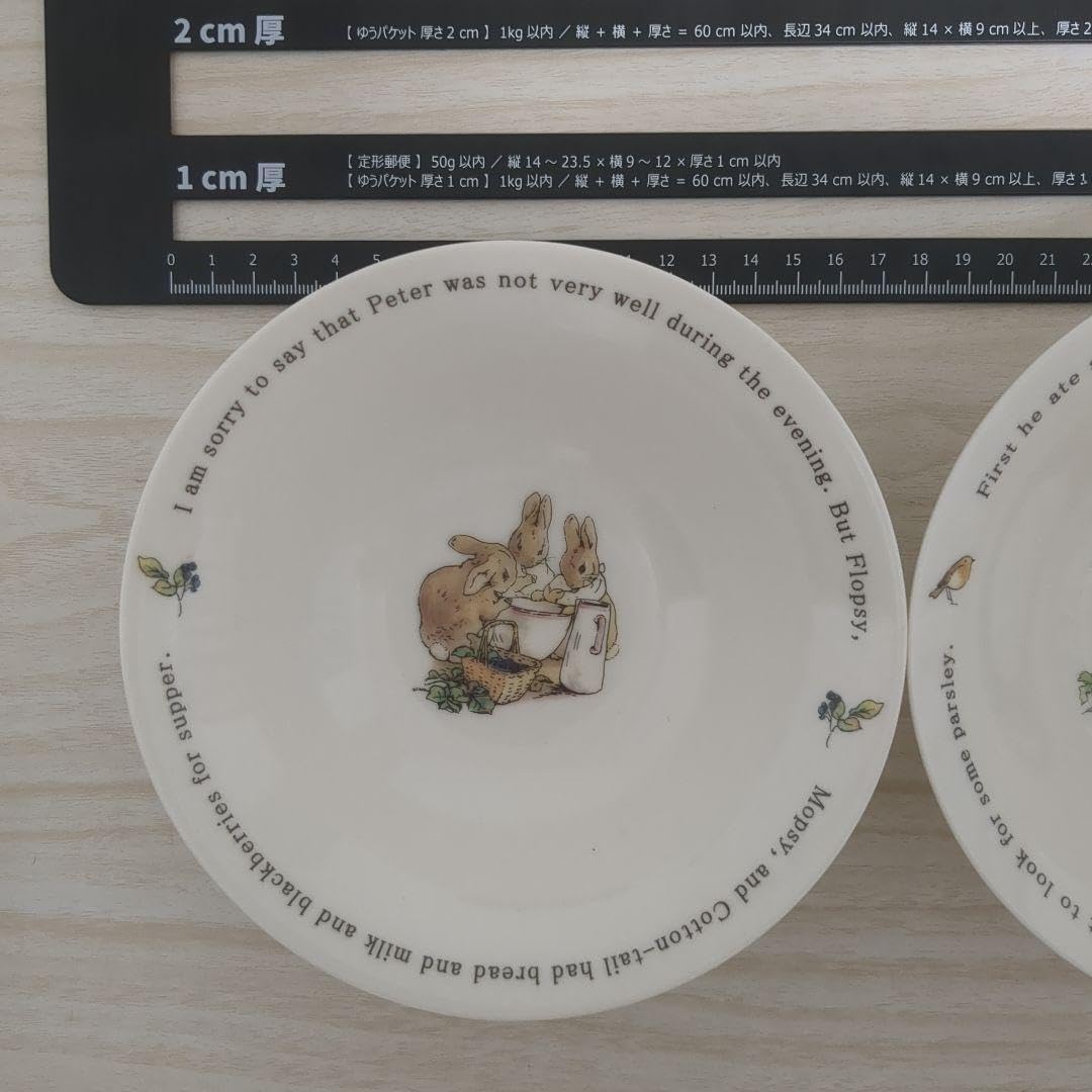 ピーターラビットお皿二枚セット