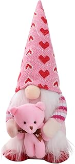 Day Gifts Valentine's Doll Decorations Dwarf Plush Handmade Day Valentine's Dolls Decorations Mrs. and Day Valentine's Plush Toy Vex Plush (B, One Size)