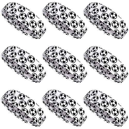 Bandeaux de football blancs lot de 9 pour femmes et filles