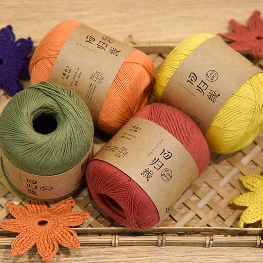 300G natürliche antibakterielle China-Hanf-Garn Bälle für das Stricken und Häkeln Schal Kleidung, Soft Skin Friendly, 1 mm dünnen Faden,03