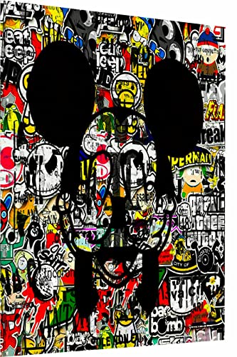 Magic Canvas Art Pop Art - Impression sur toile - Motif Mickey Mouse - B8105 - Dimensions : 60 x 40 cm Cover