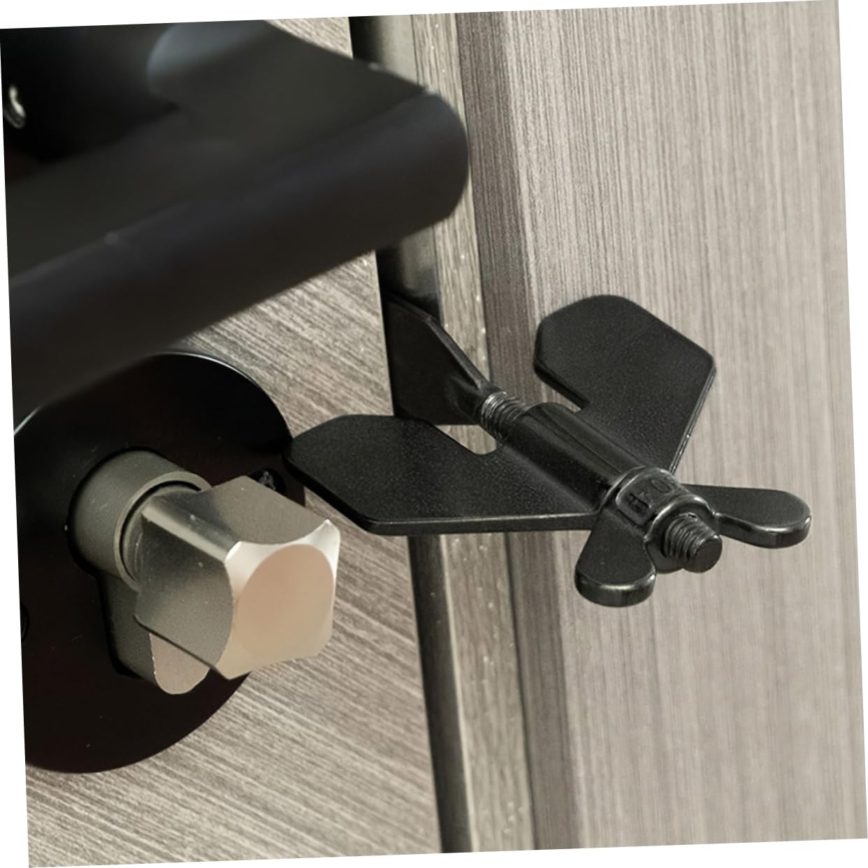NUOBESTY 4 Pièces Verrou de Porte Portable Sécurisé Bloqueur de Porte pour Voyage Maison pour Hôtels Appartements