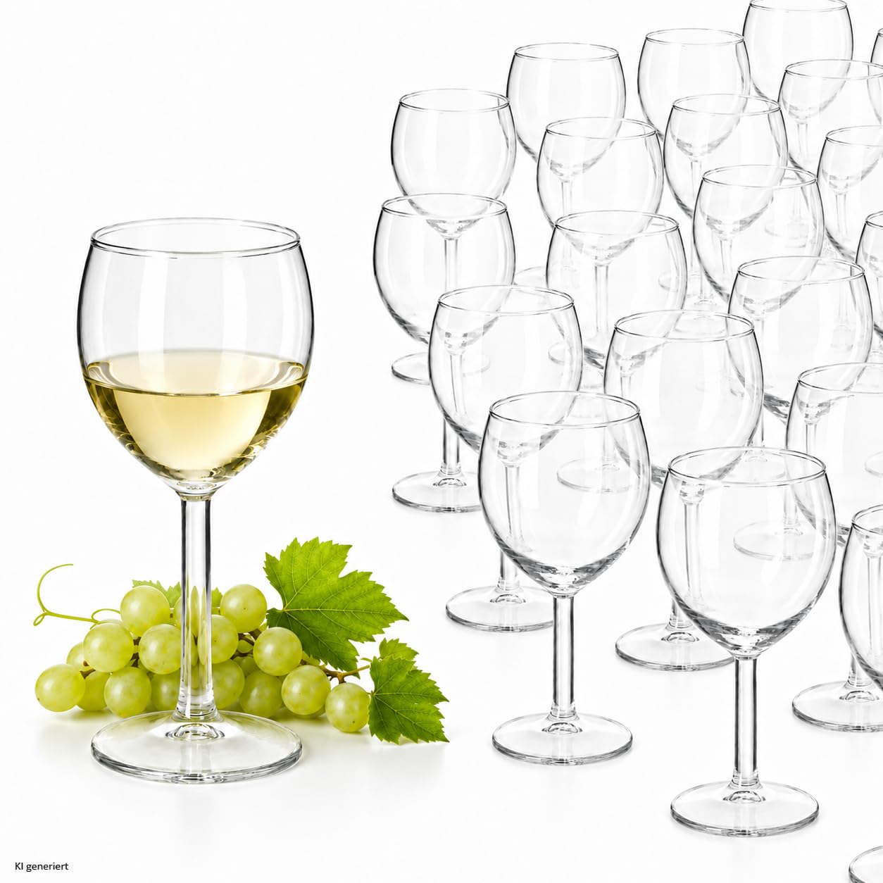 MamboCat 60er Set Ballon Weingläser 190ml klassischer Weinkelch Rotweinglas | klares Glas, für sechzig Personen, Rotwein, Weißwein, Rosé & Dessertwein, Wasserglas für Bar, Restaurant & Gastronomie, 19cl