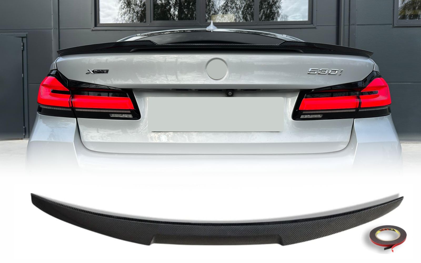 MpTuned Spoiler posteriore G30 M4 Style Carbon Look per 5 anni 2016 Performance Tuning Limousine 4 porte 518i 520i 525i 530i 535i 550i 518d 520d 525d 530d 535d 550d 550d