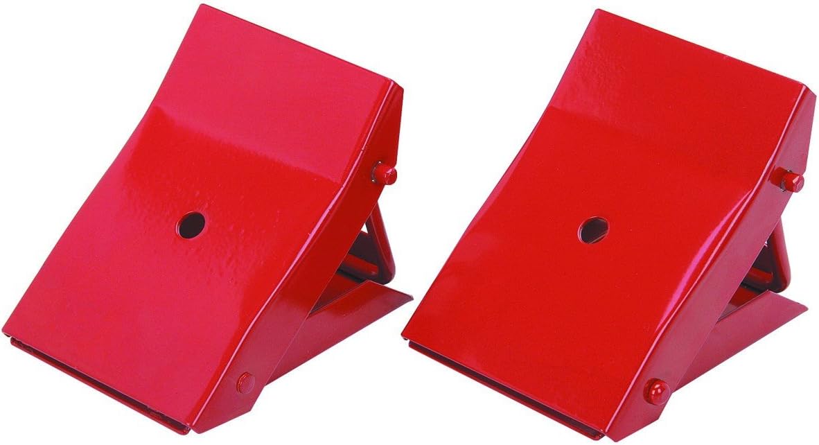2 Piece Foldable Metal Wheel Chocks