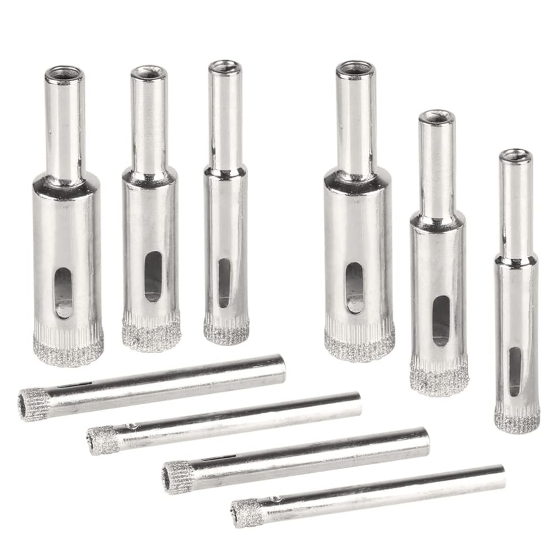 Uptodateproducts 10 Pieces Diamond Drill Bit Set, Diamond Hole Saw Hollow Core Drill Bits Tools for Tile Ceramic Glass Marble Stone (B0D7PYTF5P) Amazon Price History, Amazon Price Tracker