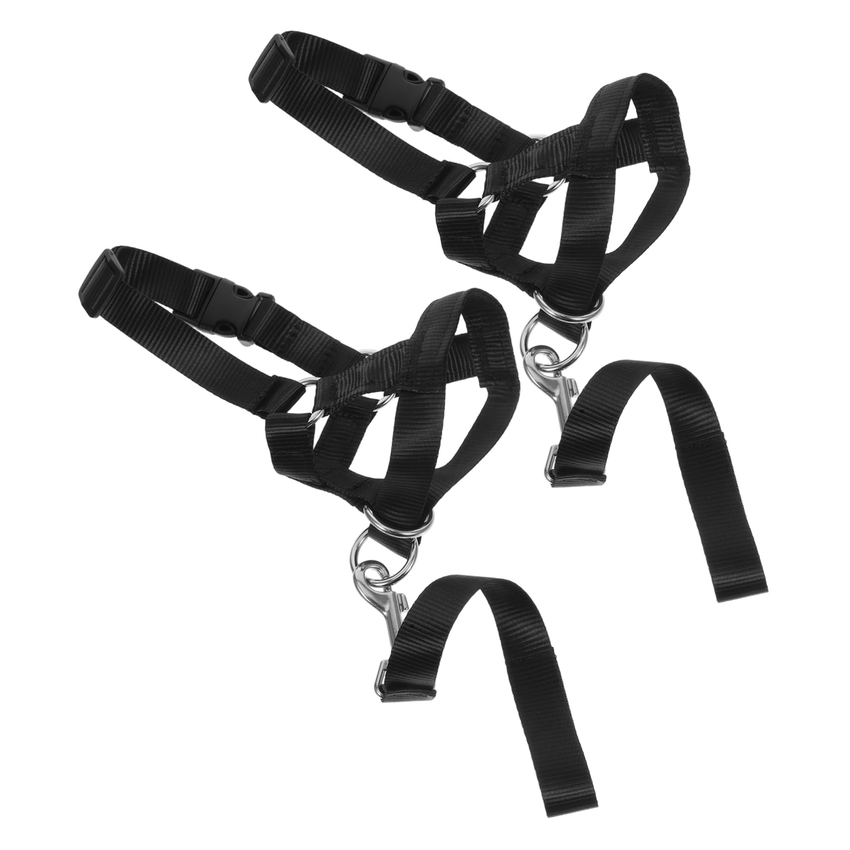 FONDOTIN Nylon Dog Muzzle Training Belt Adjustable Design for Comfort Safety Muzzle for Biting Pet Accessories Harness