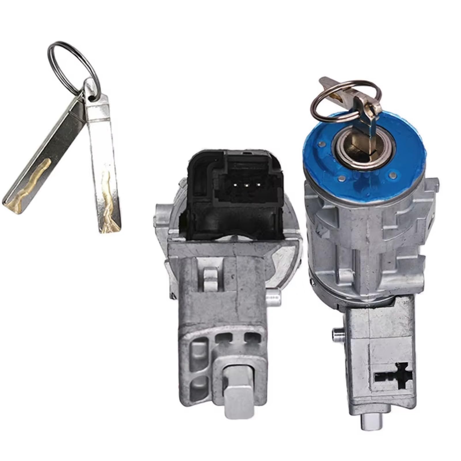 Cilindro contacto con llaves Cilindro Cerradura Puerta Automóvil Compatible Con CITROEN Para C4 2004 2005 2006 2008-2016 7B1K16C 4162PT Interruptor Bloqueo Arranque Encendido Con 2 Llaves