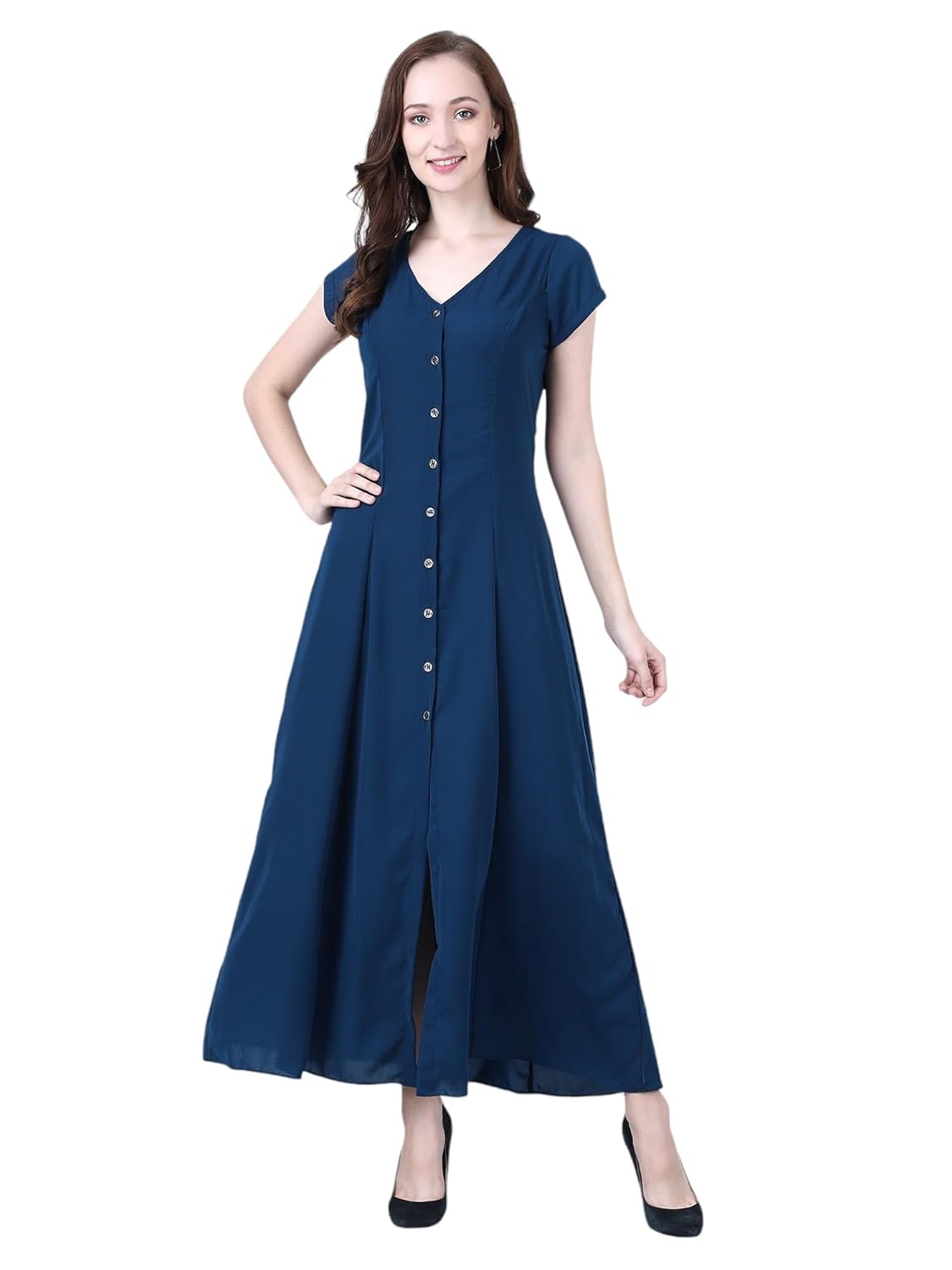 My Swag Womens A-Line Maxi Dress Timeless Soft Stylish & Comfortable Dress for Women & Girls My Swag Womens A-Line Maxi Dress Timeless Soft Stylish & Comfortable Dress for Women & Girls