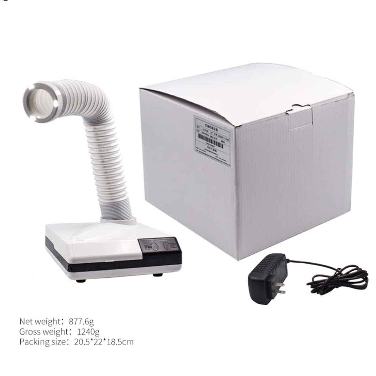 SenhE Aspirapolvere Portatile Potente a LED, Aspiratore da Tavolo, Mini Aspirapolvere Dentale da 60 W, Aspiratore Dentale Portatile Silenzioso per Lucidatura