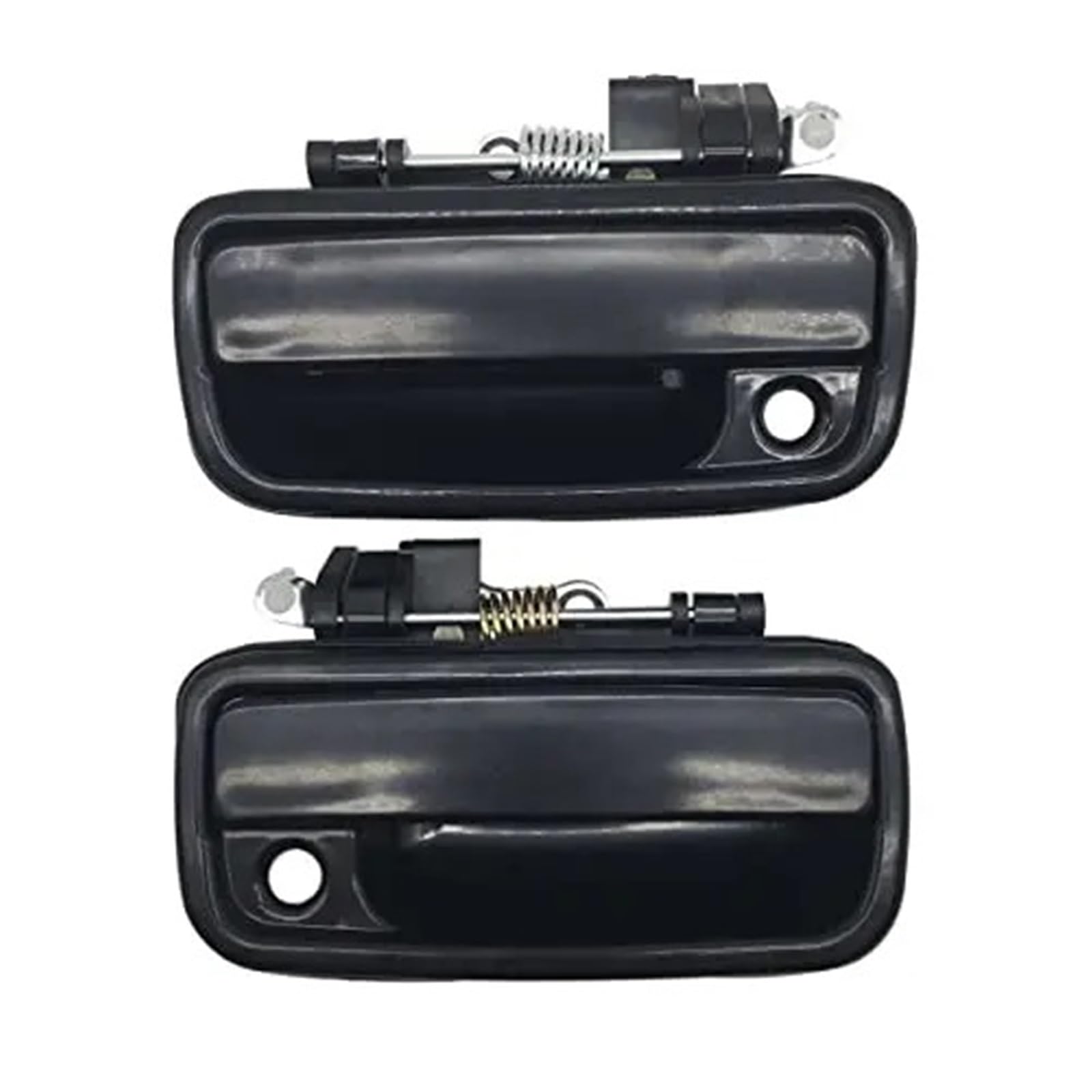 Duhnxuj Silver Car Door Handle For Tacoma 1995-2004 Exterior Door Handle Driver And Passenger Side Replaces(Silver)
