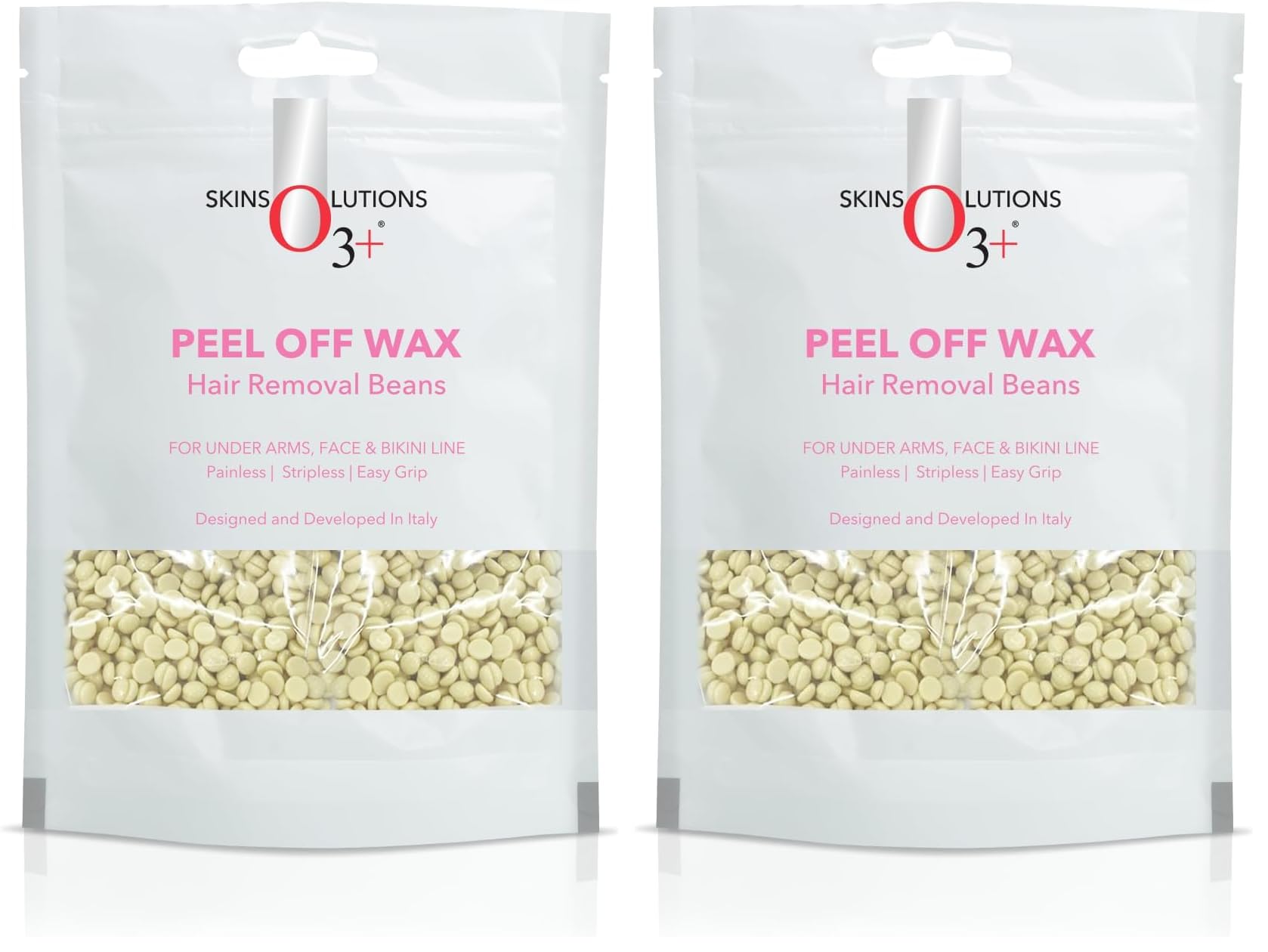 O3+ Peel Off Brazilian Wax For Easy Hair Removal On Sensitive Skin | 100 g (Pack of 2)-picture-10