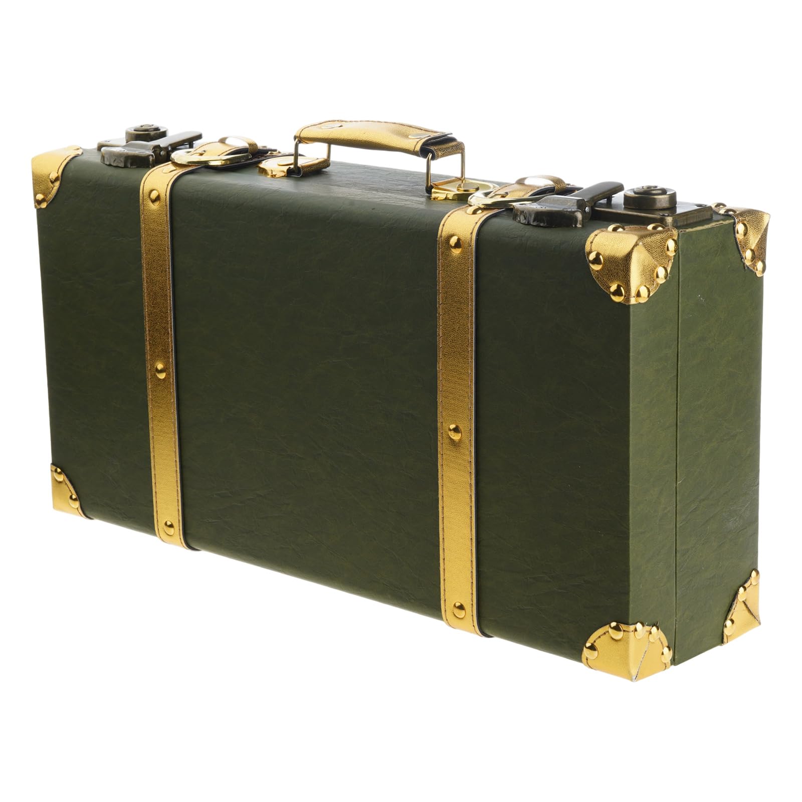 FackLOxc Practical Old Fashioned European Styles Sturdy Wood Trunk Stylish Storage Solution for Travelers and Fashion Lovers Wood Trunk