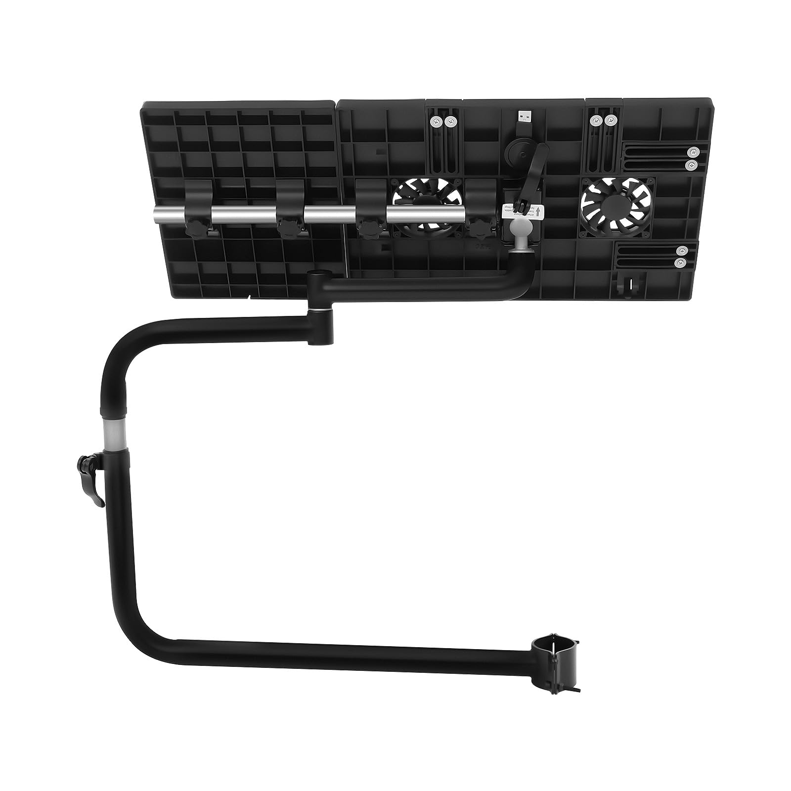 Supporto tastiera sedia bracciolo,Supporto ergonomico tastiera | Ripiano Per Mouse Sedia,Supporto Mouse Sedia,Per Ufficio,Con Ventole ×2,Mouse Morbido E Antiscivolo,Dimensioni Generose