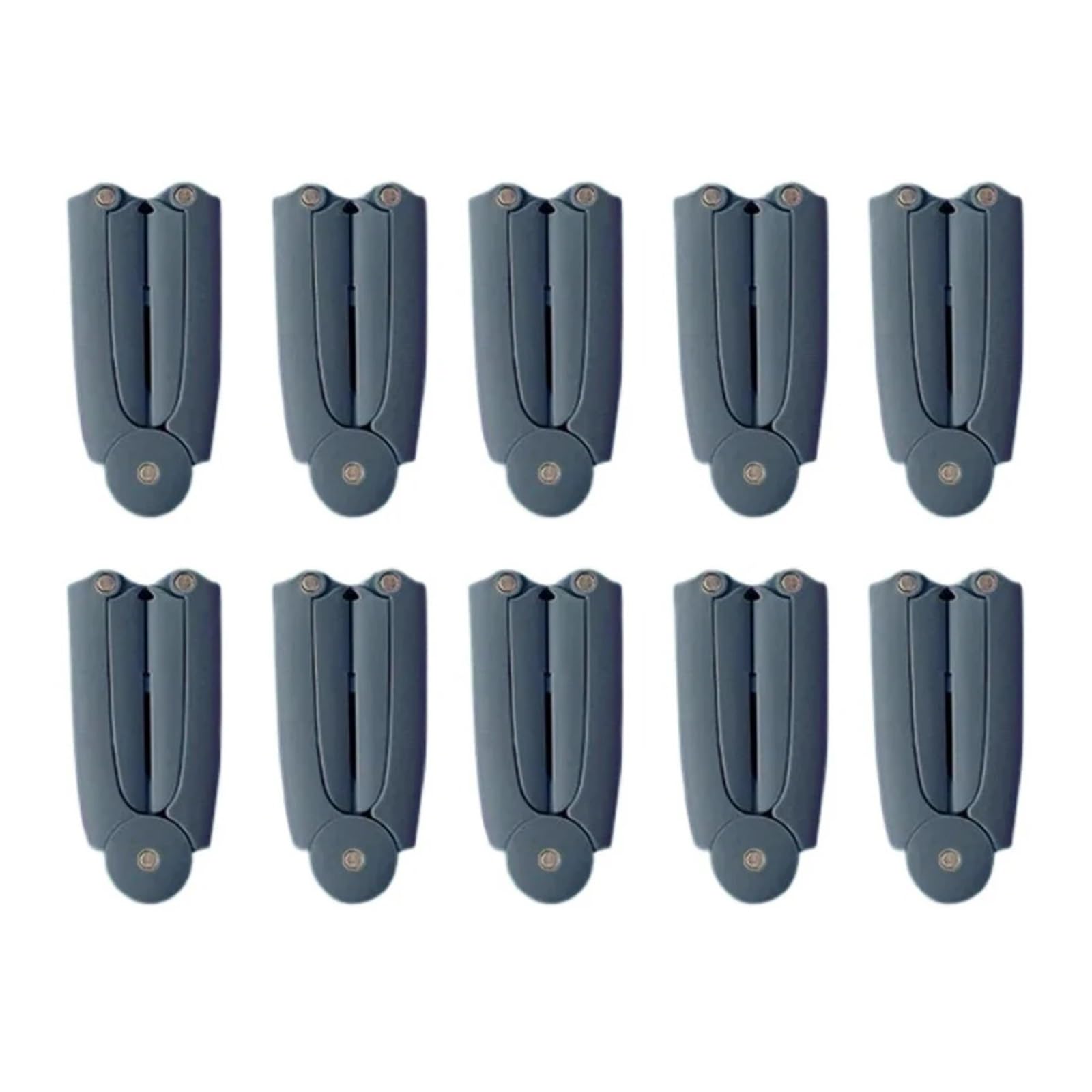 Travel Hangers Foldable Travel Space Saving Non-slip Easy Storage Hanger Outdoor Portable Clothes Hangers(10PCS Deep blue)