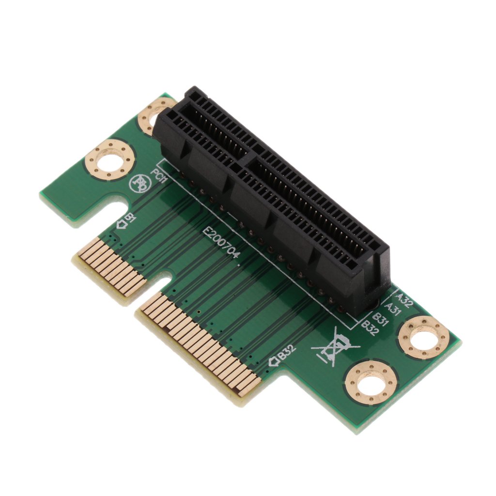 5er-Set PCI-Express 4X 90-Grad-Adapter-Riser-Karte für 1U-Computer-Servergehäuse