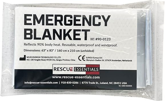 Rescue Essentials Mylar Emergency Blanket 1