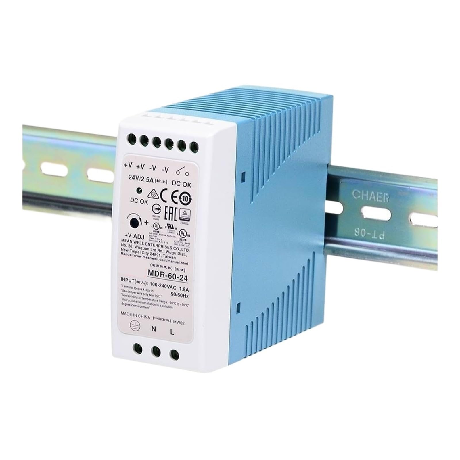MUYTQAERG Rail 60W Single Output Switching Power Supply MDR-60-5 MDR-60-12 MDR-60-24 MDR-60-48