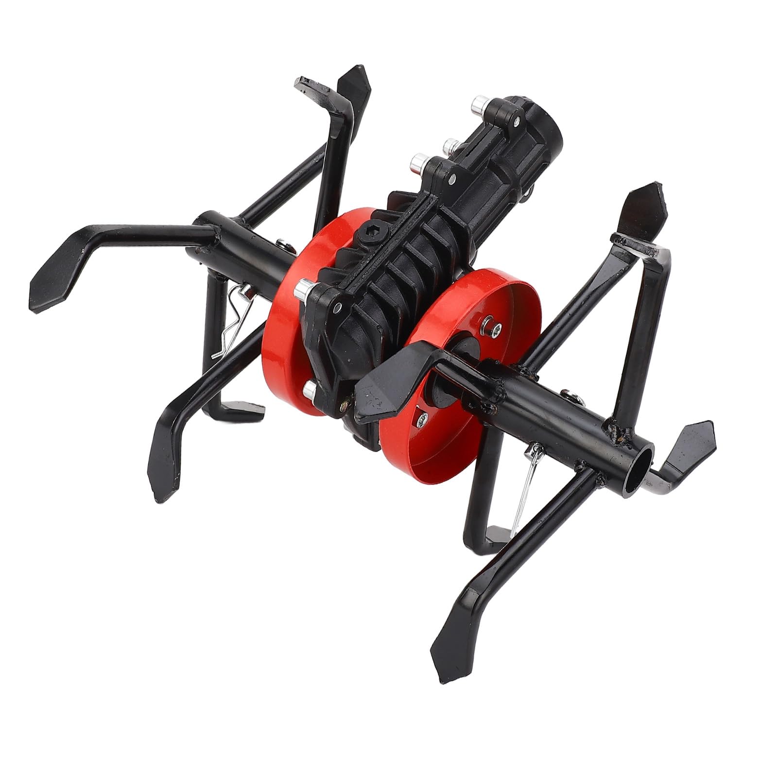 Herramienta de jardín cortador de cepillo para césped para eliminar eficazmente malas hierbas y aireación del suelo, piezas de mini timón, compatibilidad universal, 26 x 13 cm
