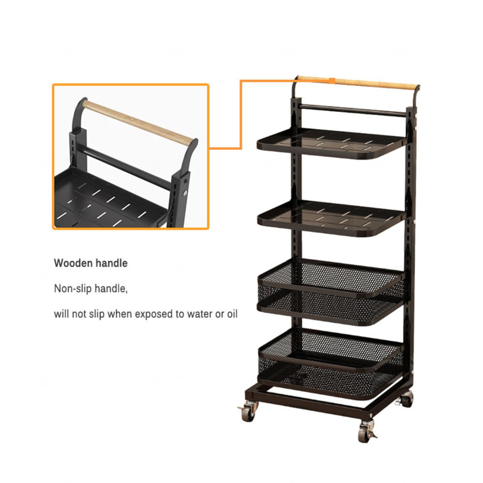 Soporte extensible para sartenes de cocina, protectores de almacenamiento de sartenes, soportes de tapa de esquina para ollas y sartenes, color negro, juego de 3 tablas y 1 cesta