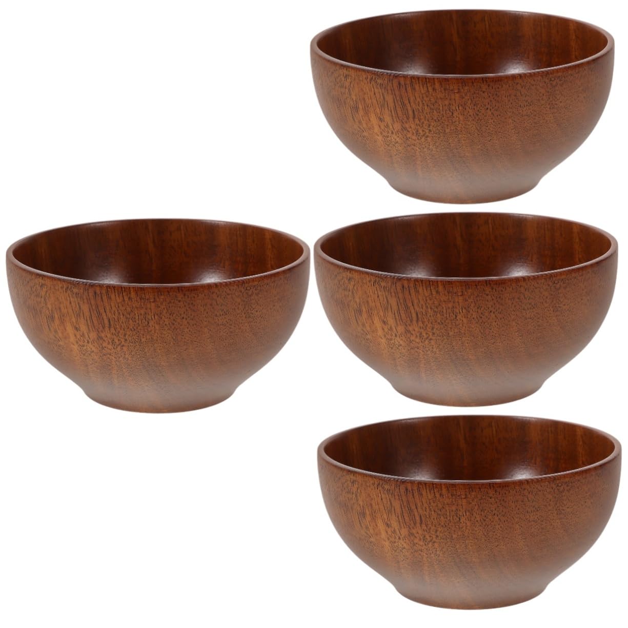 ABOOFAN 4 Uds Ensaladera De Madera Para Frutero De Madera Ensaladera Cuencos Para Cocina Cuenco De Para Servir os De Frutero De s Para