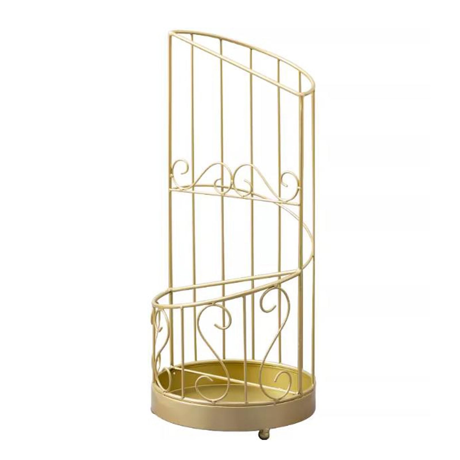 Lizhuzhuzs28 Freestanding Household Umbrella Stand Rack, Metal Holder, Double Layer Space Saving for Long and Folding Umbrellas, Bucket for Indoor Home Office Office