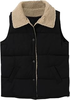 HANXIULIN Sleeveless Waistcoat Women's Warm Gilet Women's Gilet Gilet Bodywarmer Women's Sleeveless Bodywarmer Winter Warm Womens Sleeveless Gilet