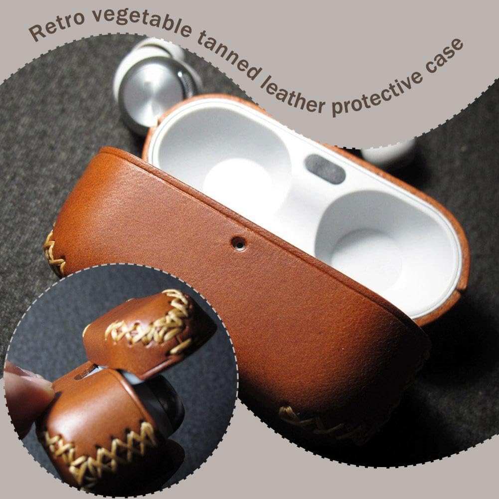 Amazon | For Technics EAH-AZ100 ハンドメイドレザーケース、耐衝撃